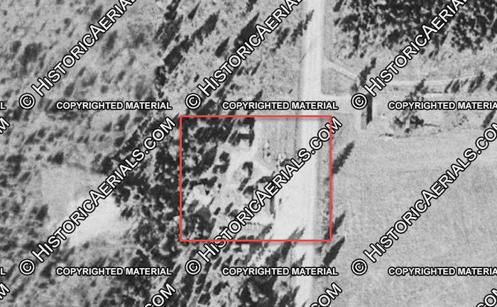 Pine Rest Motel - 1953 Aerial (newer photo)